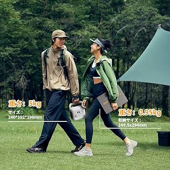 Amazon.co.jp: AIWOLL ポータブル電源 リン酸鉄355Wh ソーラー